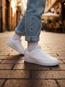 Nike Court Vision Low Next Nature 女款运动鞋 DH3158 - 白色/白色/白色 - 查看 3