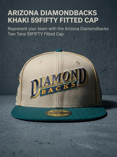 New Era 59 Fifty Arizona Unisex Diamondbacks Breathable Adjustable Outdoor Daily H202529