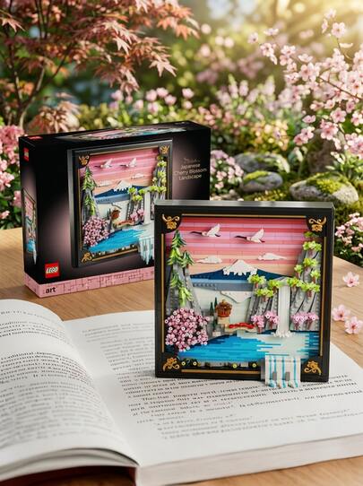 LEGO Art Japanese Cherry Blossom Landscape Kids 18Years+ 31218