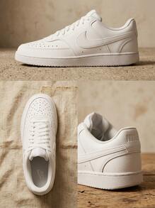 Nike Court Vision Low Next Nature 女款运动鞋 DH3158 - 白色/白色/白色 - 查看 4