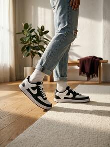 Nike Court Vision 女式运动鞋 黑/白 DH3158-003 - 黑白 - 查看 5