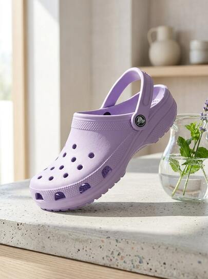 Crocs Classic Clog Women Sandals Flexible Lightweight Breathable Running Daily Purple 10001-530