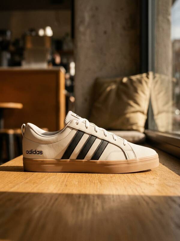 Adidas Vs Pace 2.0 Men's Casual Athletic Shoes Premium Modern Anti-Slip Street Style Running School Beige KI6513