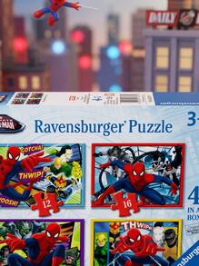 Ravensburger الرجل العنكبوت الخارق 12/16/20/24 صفحة - متعدد الألوان - مشاهدة 5