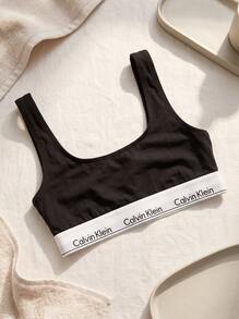 Calvin Klein CK UNDERWEAR Women's Breathable Classic Fit Stretchy Running Yoga Training 0000F3785E-001 - Black - View 3