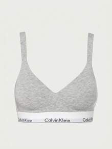 Calvin Klein CK UNDERWEAR Women's Soft Elastic Skin-Friendly Daily Casual Home 000QF7900E-P7A - Grey - View 2