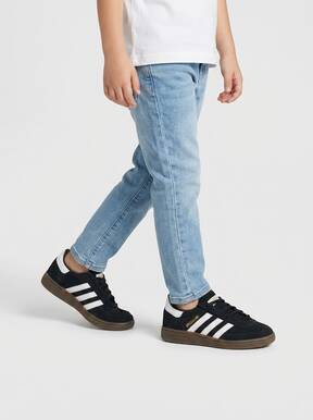 Adidas Handball Spezial Kids' Sneakers Flexible Rubber Outsole Lightweight Training Travel Running Black JQ6382