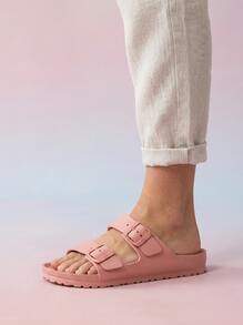 Birkenstock Arizona Essentials EVA Women's Flat Sandals Pink 1031340 - Pink Clay - View 4