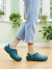 Crocs CLASSIC CLOG Women's Clogs Soft Anti-Slip Flexible Weekend Beach Outdoor Green 203591-375 - Green - View 2