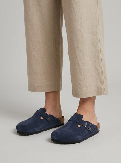 Birkenstock ARIZONA Women's Walking Shoes Anti-Slip Lace-Up Lightweight Casual Training Travel Navy 1030902BI