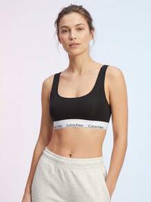 Calvin Klein CK UNDERWEAR Women's Breathable Classic Fit Stretchy Running Yoga Training 0000F3785E-001 - Black - View 4