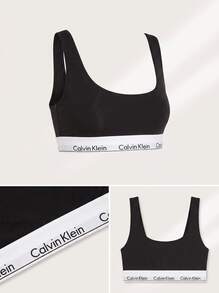 Calvin Klein CK UNDERWEAR Women's Breathable Classic Fit Stretchy Running Yoga Training 0000F3785E-001 - Black - View 6