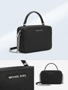 Michael Kors Women's Premium Portable Easy To Clean Weekend Gym Casual Black 35F8STTC9L-001 - Black - View 6