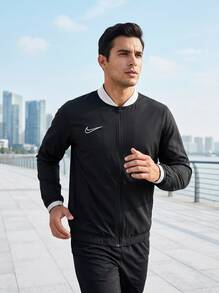 Nike جاكيت رياضي أكاديمي للأطفال مقاس 25 مصنوع من قماش جاف أسود اللون - متعدد الألوان - مشاهدة 4