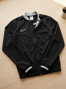 Nike جاكيت رياضي أكاديمي للأطفال مقاس 25 مصنوع من قماش جاف أسود اللون - متعدد الألوان - مشاهدة 2
