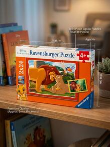 Ravensburger WT الأسد الملك 2x24p - متعدد الألوان - مشاهدة 6