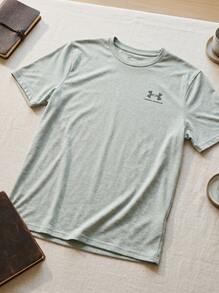 Under Armour SPORTSTYLE Men's Outdoor Tees & Tanks Comfortable Versatile Lightweight Casual Outdoor Travel Grey 1326799-069 - Titanium - View 3