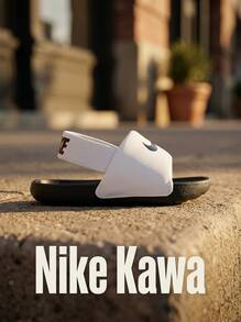 Nike نايكي كاوا سلايد BT - White/Black - مشاهدة 1