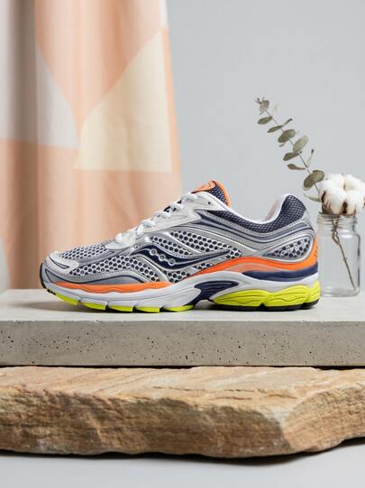 Saucony Women Running Shoes Breathable Sweat Absorption Quick Dry Good Elasticity Versatile Outdoor School White/Frigid S70739-51