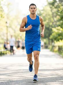 Nike Men's Sports Shorts Stretchy Easy To Match Elastic Waist Weekend Summer Gym Blue BV6855-463 - Royal Blue - View 4
