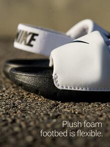 Nike نايكي كاوا سلايد BT - White/Black - مشاهدة 5