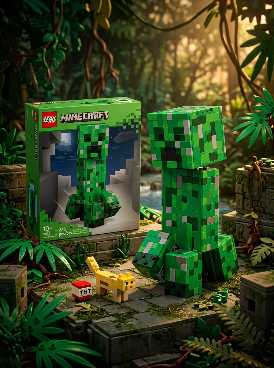 LEGO Minecraft® The Creeper™ Kids 10Years+ 21276 - Multicolor - View 1