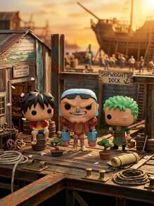 Funko شخصية فرانكي الفينيل من أنمي ون بيس شونين جمب 23193F - متعدد الألوان - مشاهدة 5