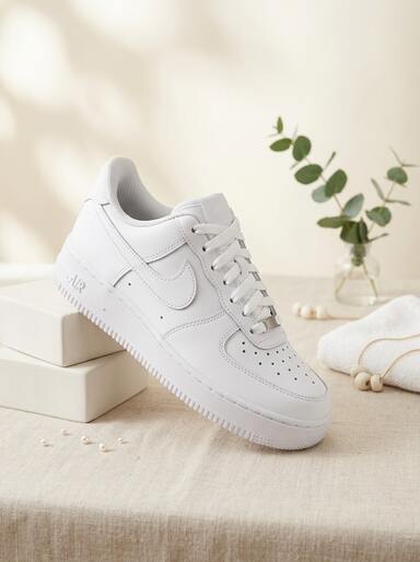Nike Air Force 1 '07 Women Causal Shoes, White Color Low-Top Thick Sole Skate Shoes, Versatile Casual Sneaker For Daily Wear, Unisex Design DD8959-100