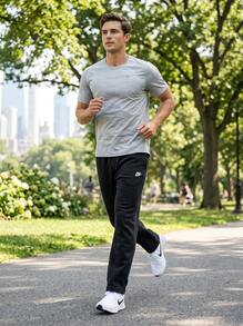 Nike Men's Sports Pants Easy To Match Soft Stretchy Weekend Training Daily Black FN3730-010 - Black - View 3