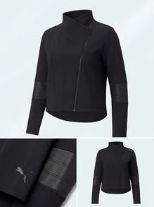 Puma جاكيت تدريب للنساء لون أسود - الأسود - مشاهدة 4