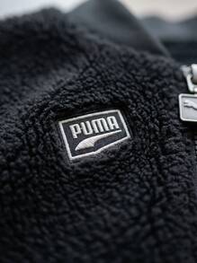 Puma Sports Jackets Lightweight Premium Warm Travel Casual Weekend Black 599146-01 - Black - View 5