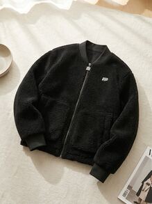 Puma Sports Jackets Lightweight Premium Warm Travel Casual Weekend Black 599146-01 - Black - View 2