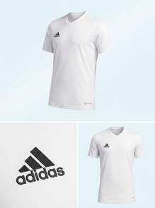 Adidas Men's Sports Tees & Tanks Moisture-Wicking Breathable Classic Fit Training Vacation School White HC5071 - White - View 4
