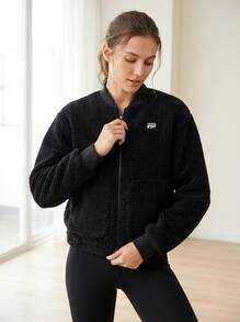 Puma Sports Jackets Lightweight Premium Warm Travel Casual Weekend Black 599146-01 - Black - View 6