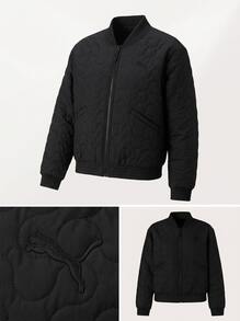 Puma Sports Jackets Adjustable Warm Stretchy Training Travel Casual Black 595247-01 - Black - View 4