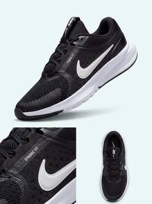 Nike Star Runner Kids Sneakers Lightweight Snug Fit Padded Training Travel Daily HF7004-002 - White/Black - View 5