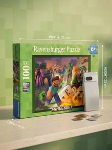 Ravensburger مونستر ماين كرافت 100 بنس - متعدد الألوان - مشاهدة 6