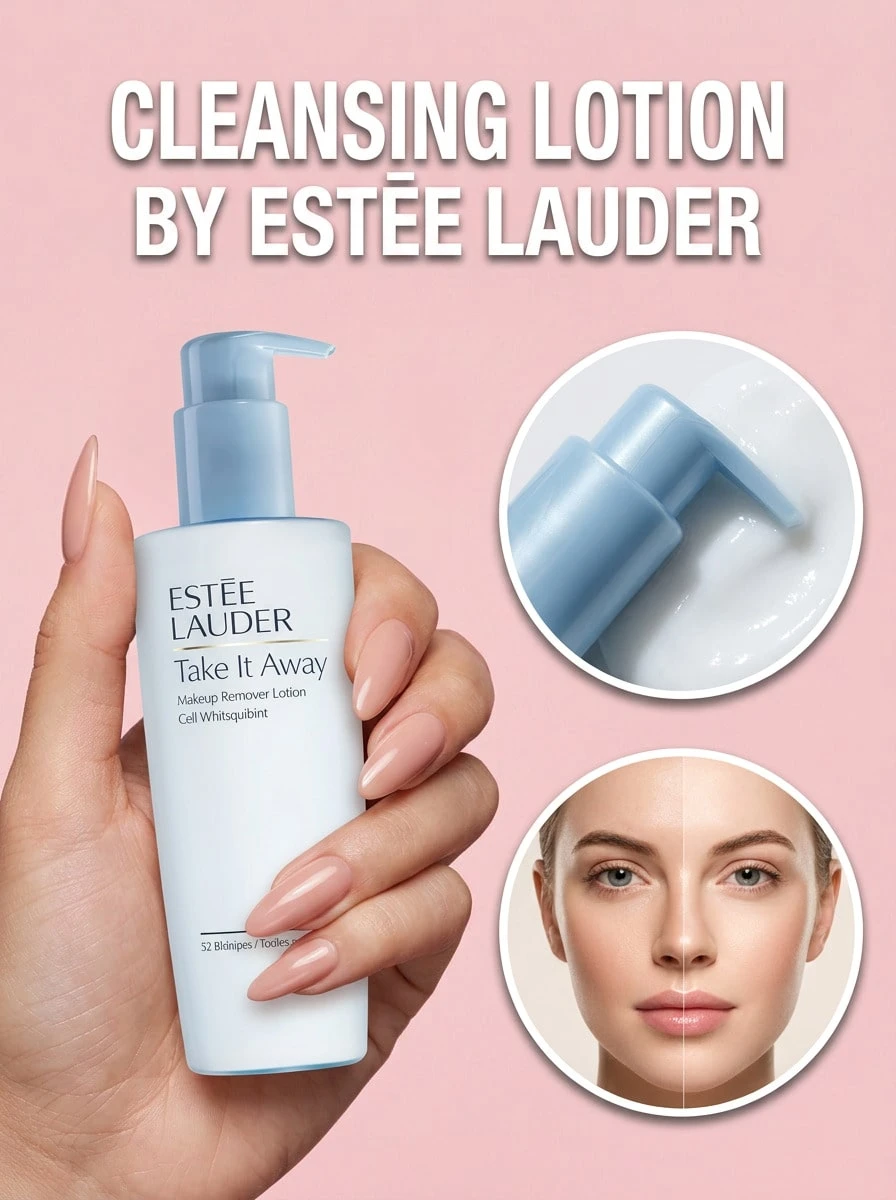 Estée Lauder Take It Away Makeup Remover Lotion 200 Ml – Makeup Remover, Waterproof Makeup Removal, For All Skin Types, Citrus, Suitable For Evening Skincare Routine - White - View 1