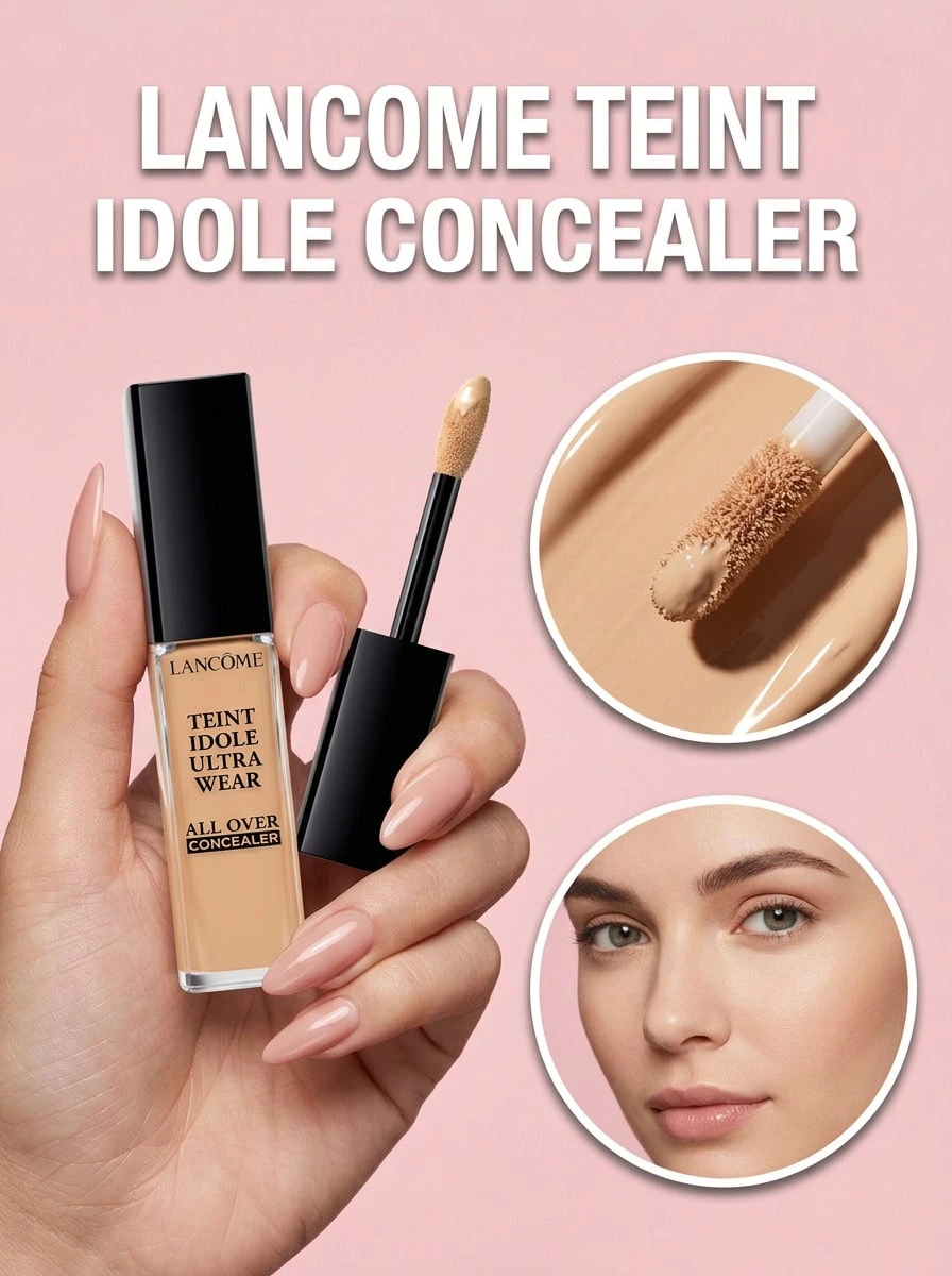 Lancôme Teint Idôle Ultra Wear All Over Concealer 51 Chataigne 13 Ml – Concealer, Full Coverage, For All Skin Types, 51 Chataigne, Suitable For Daily Makeup Routine - 51 Chataigne - View 1