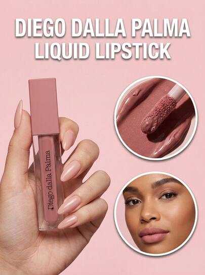 Diego Dalla Palma Stay On Me Long-Lasting Liquid Lipstick 31 Nude Pink 6ml – Liquid Lipstick, Long-Lasting, For Women, Nude Pink, Suitable For Daily Wear