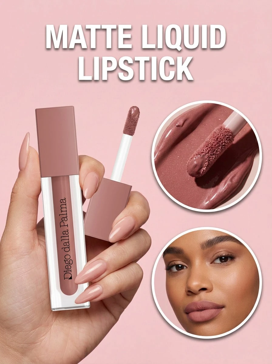 Diego Dalla Palma Stay On Me Long-Lasting Liquid Lipstick 32 Nude 6ml – Liquid Lipstick, Long-Lasting, For Women, Nude, Suitable For Daily Wear - 32 Nude - View 1
