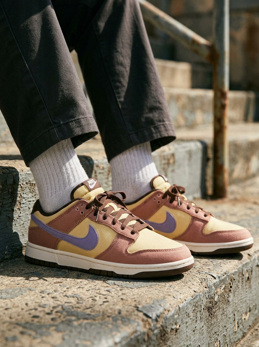 Nike Dunk Men's Casual Athletic Shoes Lace-Up Lightweight Snug Fit ...