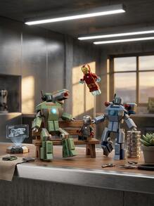 LEGO 76320 Iron Man & War Machine Vs. Hammer Drones 7years+ - Multifärgad - Visa 4