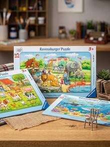 Ravensburger Trip To The Zoo 15 Piece Jigsaw Puzzle Age 3 Years+ 6116 - Multicolor - View 5