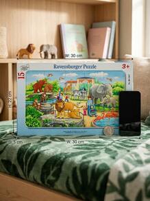 Ravensburger Trip To The Zoo 15 Piece Jigsaw Puzzle Age 3 Years+ 6116 - Multicolor - View 6