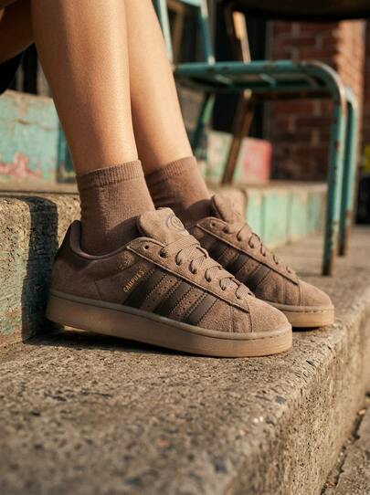 Adidas Campus Women's Casual Athletic Shoes Breathable Sporty Responsive Travel Training Street Style Brown IH4247