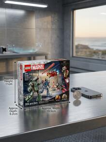 LEGO 76320 Iron Man & War Machine Vs. Hammer Drones 7years+ - Multifärgad - Visa 6