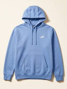 Nike Men's Sports & Outdoor Hoodies Breathable Easy To Match Classic Fit Sports Commuting Outing Blue FN3859-494 - Dusty Blue - View 2