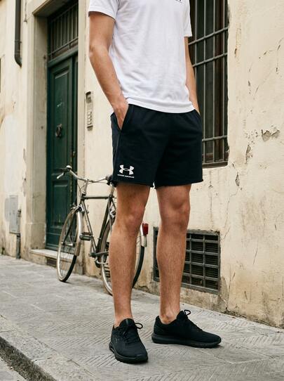 Under Armour Men Sports Shorts Moisture-Wicking Elastic Waist Comfortable Outdoor Training Casual 1382427-001