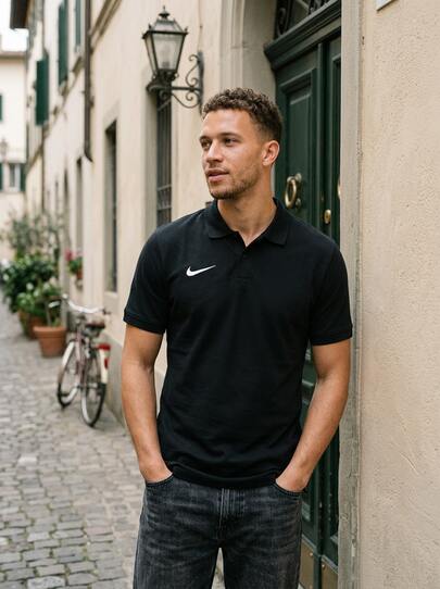Nike Men's Sport Polos Soft Breathable Stretchy Weekend Golf Office Black IB1193-010
